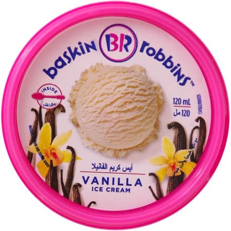 Buy Baskin Robbins Vanilla Ice Cream Ml Online Shop Frozen Food On Carrefour Uae