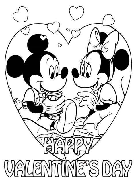Plenty of coloring and valentine fun with minnie mouse and her friends! Valentine's Day coloring pages. Free Printable Valentine's ...