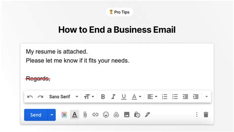 How To End A Business Email Youremailsignature