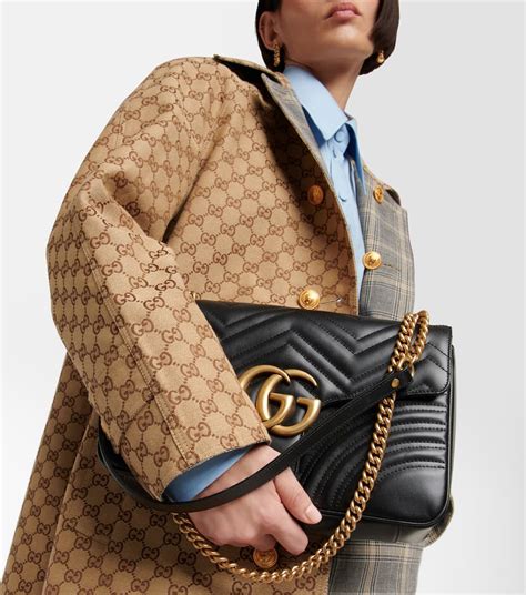 Gg Marmont Medium Matelassé Leather Shoulder Bag Gucci Mytheresa