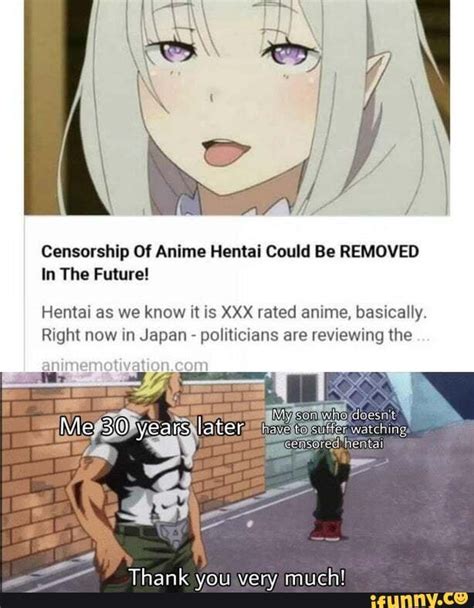 Censorship Of Anime Hentai Could Be REMOVED In The Future Hentai As We
