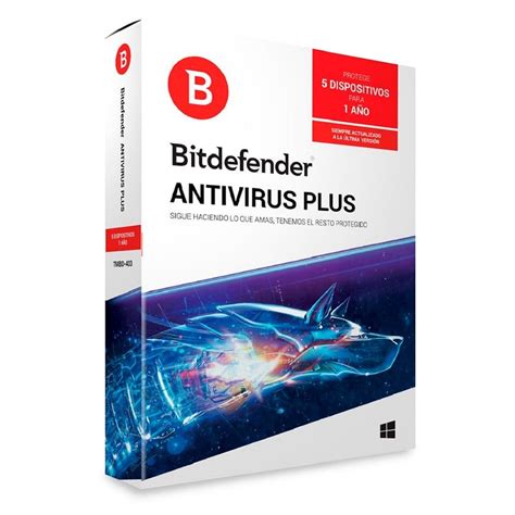 Antivirus Plus Bitdefender Tmbd 403 Color Blanco 1yr 5usr