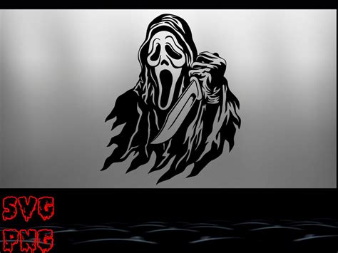 Scream Horror Movie Villain Svg Digital File Only Svg Png Etsy