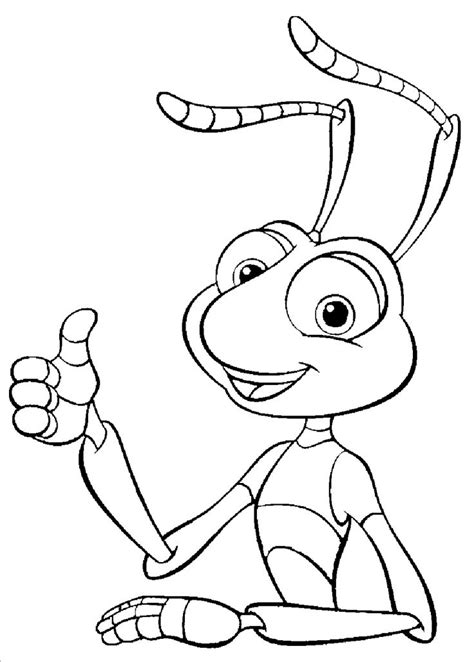 Flik is the protagonist of a bug's life. 12 best Disney Bugs Life Coloring Page images on Pinterest ...