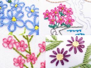 Lazy Daisy Embroidery Stitch Tutorial Wandering Threads Embroidery