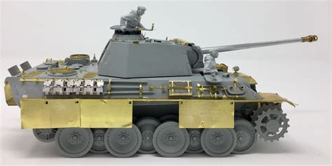 1 35 Scale Panther Ausf G Late Production 1945 German WWII Tank