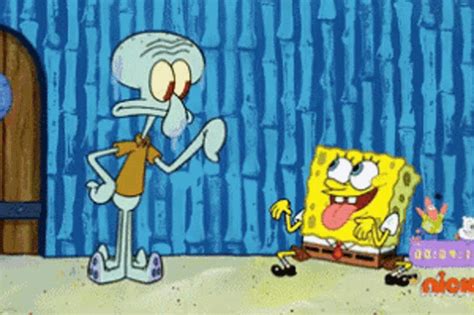 Spongebob Squidward Gif Spongebob Squidward Funny Discover Share Gifs