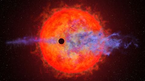 Hubble Space Telescope Sees Planet Around Red Dwarf Star Having Hiccups