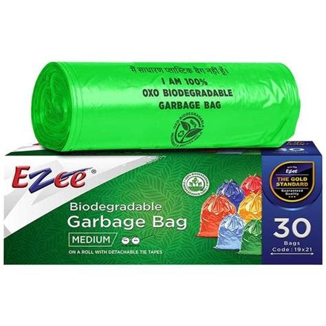 Buy Ezee Bio Degradable Garbage Bagstrash Bagsdustbin Bags 48 Cm X