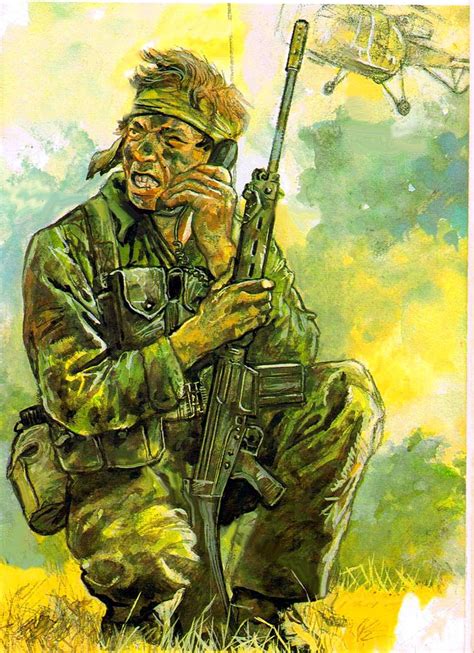 Rhodesian Selous Scout During The Rhodesian War Military Art War Art