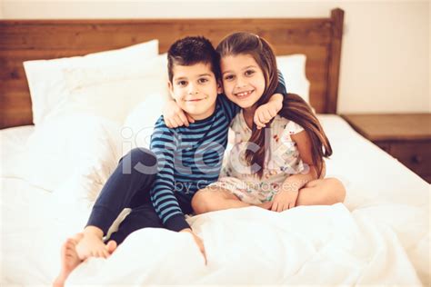 Siblings Together Stock Photo Royalty Free Freeimages