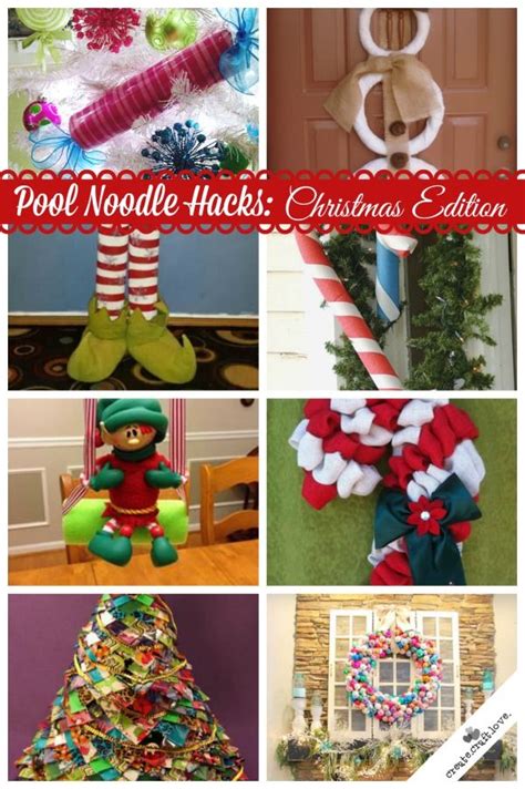 Pool Noodle Hacks Christmas Edition Great Craft Ideas Winter