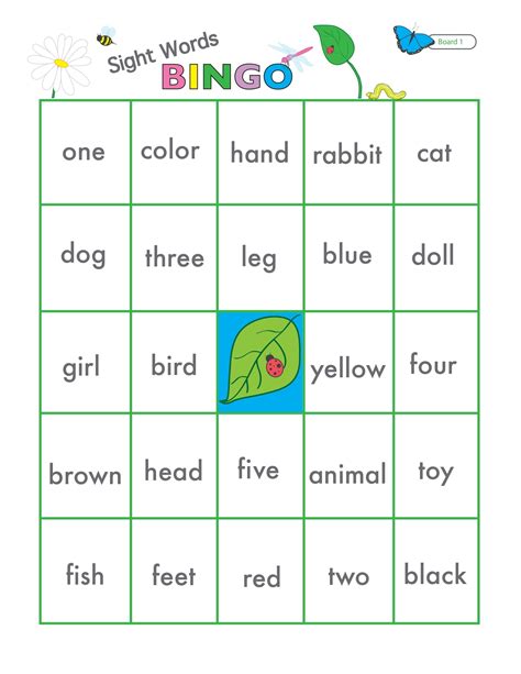 Fun Games To Teach Sight Words For A First Grader