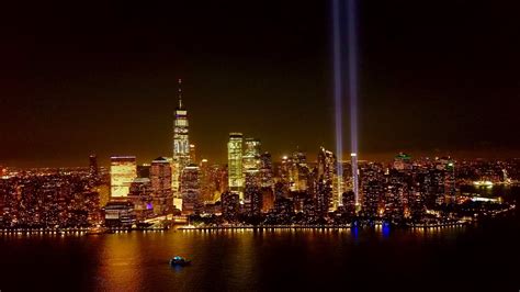 New York City At Night Timelapse 4k Screensaver 911 Memorial