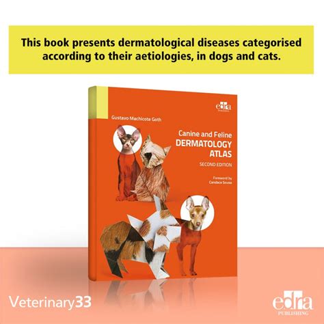 Canine And Feline Dermatology Atlas 2nd Edition Veterinary Book