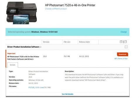 Download Hp Photosmart 7520 Printer Driver Driver Easy