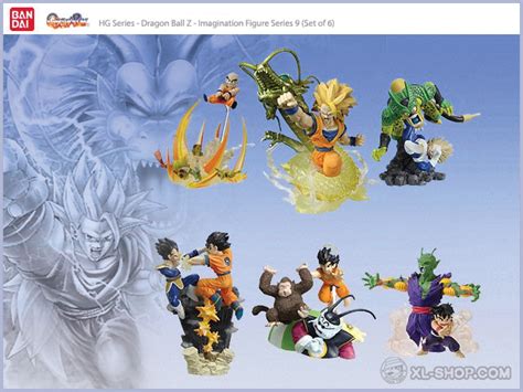 Bandai Hg Series Dragon Ball Z Imagination Figure 9 Set Of 6