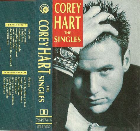 the singles corey hart book cover hart