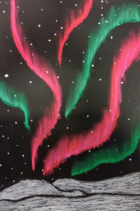 Northern Lights Drawing At Explore Collection Of