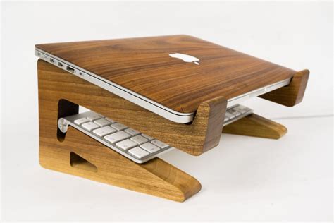 Walnut Wood Laptop Standriser Macbook Riser