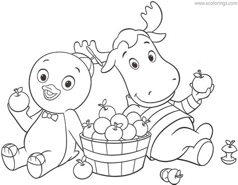 Backyardigans Coloring Pages Tyrone And Pablo Xcolorings Com