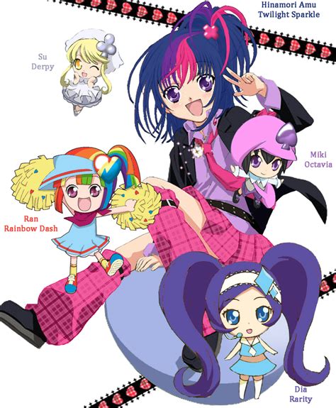 My Little Shugo Chara Crossovers Are Magic By Bananimationofficial On