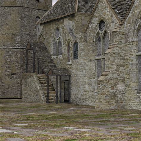 Fortified Manor For Daz Studio 3d Models Vanishingpoint