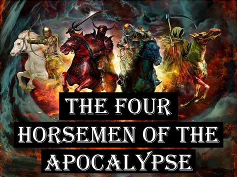 Ppt The Four Horsemen Of The Apocalypse Powerpoint Presentation Free