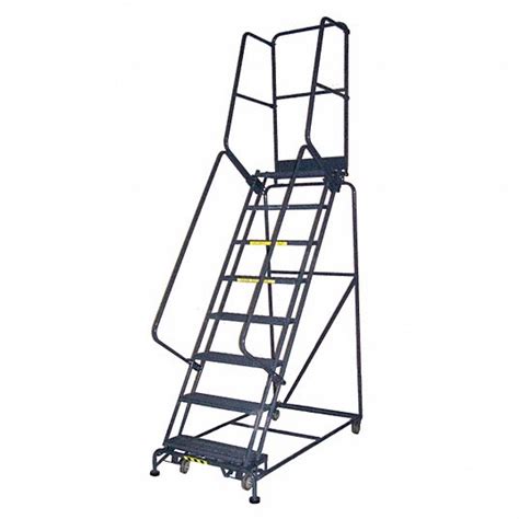 Ballymore 10 Step Rolling Ladder Serrated Step Tread 145 In Overall