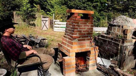 Diy Outdoor Fireplace Masonry Project Youtube