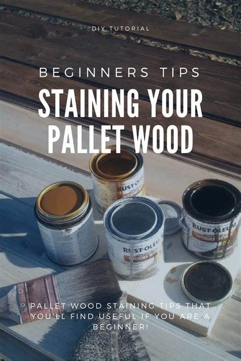 Staining Your Pallet Wood The Right Way Can Do Wonders For Your Pallet