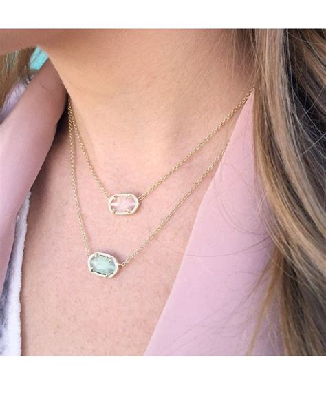 Elisa Pendant Necklace In Rose Quartz Kendra Scott Jewelry Kendra