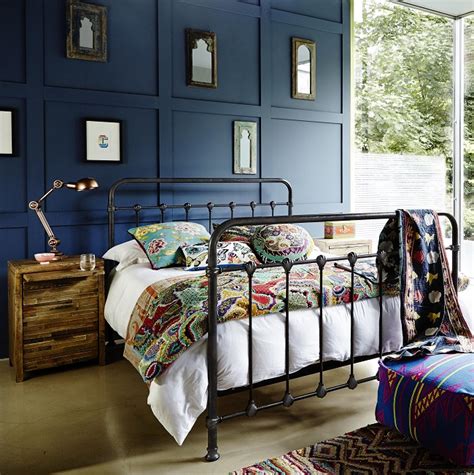 A classic american iron bed. Bold Industrial Bedroom Furniture Ideas | Homegirl London