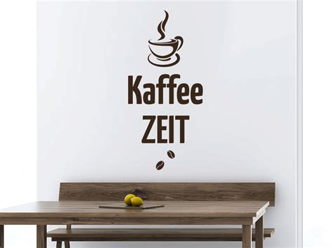 Wandtattoo Kaffee Zeit Von Klebeheld De
