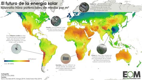 El Potencial De La Energía Solar En El Mundo Mapas De El Orden