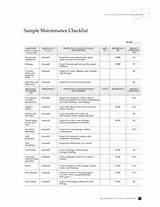 Landscape Maintenance Weekly Checklist Images