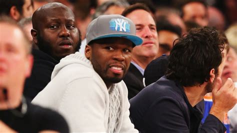 50 Cent In Courtside Fight At Knicks Game Youtube