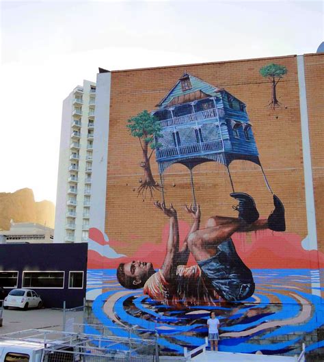 Fintan Magee New Mural Townsville Australia Streetartnews