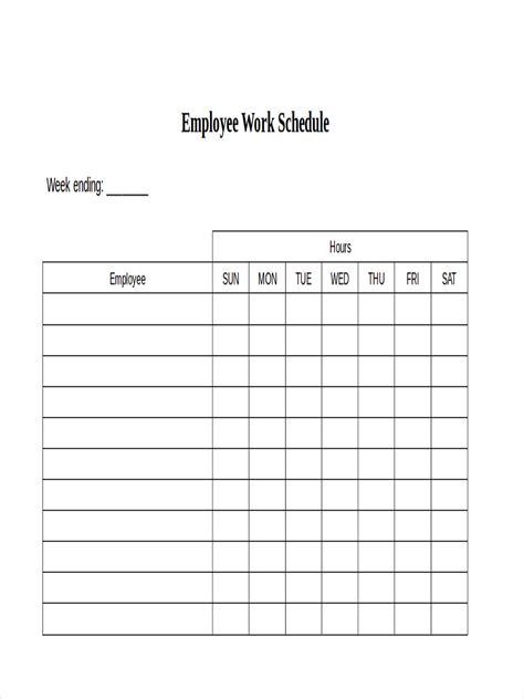 Blank Schedule 7 Examples Format Pdf How To Prepare