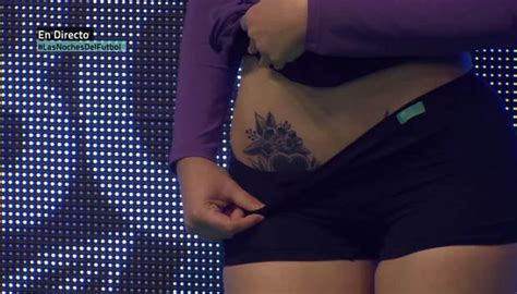 Sexy Sports Presenter Shows Off Sexy Groin Tattoo On Live Tv Daily Star
