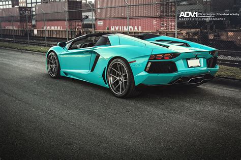 The Only Factory Lamborghini Aventador Roadster Produced In Blu Glauco