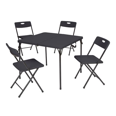 We did not find results for: Mainstays 5 Piece Resin Plastic Card Table and Four Chairs Set, Black - Walmart.com - Walmart.com
