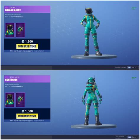 Allow Us To Preview Our Owned Backblings On A Skinpreview A Skins Backbling On Our Owned Skins