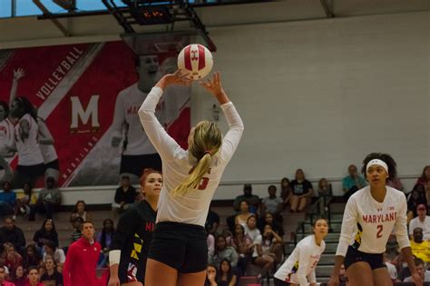 With The Postseason Out Of Reach Maryland Volleyball Hopes To End Season On A High Note The