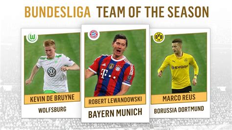 This is the list of bundesliga top scorers season by season. Bundesliga Team of the Season 2014-2015 - YouTube
