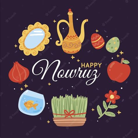 Free Vector Happy Nowruz Illustration