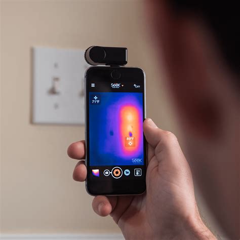 Android thermal device for body temperature measurement. COMPACT IOS: SeeK thermal imaging camera for iPhone, -40 ...