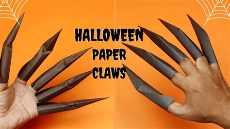 Halloween Paper Claws How To Make Origami Paper Claws Halloween