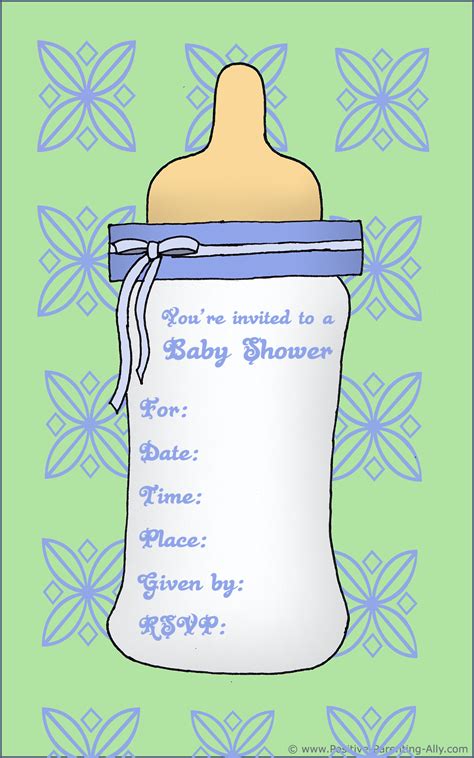 Free Printable Baby Shower Invitations For Boys