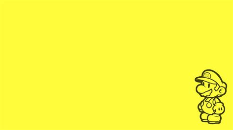 Video Game Characters Simple Simple Background Minimalism Yellow
